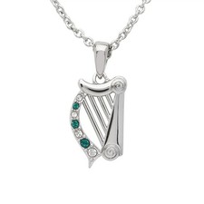 Irische harfe kette mit - harfe,