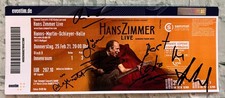 ORIGINAL Autogramme von Lebo M, L. Gerrard, L. Cotler. 100% E. HANS ZIMMER BAND