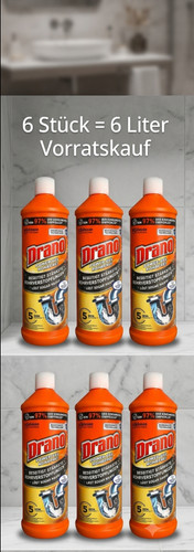 Drano power gel - drano, 6x