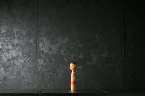 Vintage japanische kokeshi - vintage,