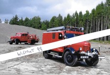 Feuerwehr-Foto Oldtimer DDR