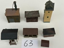 H0 1:87 haus Trafo Toilette Schuppen Holzkiste Heizhaus Futterhaus Wild