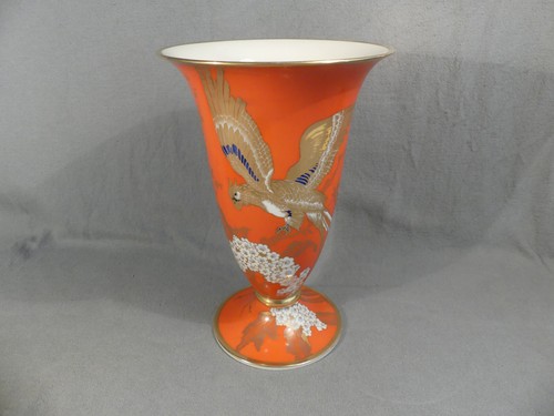 Rosenthal vase rot - rot, mit