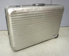 Vintage Rimowa Koffer Alu Reisekoffer Alukoffer Kabinenkoffer Germany (0325-743)