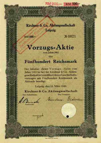 Kirchner ag 1930 leipzig - kirchner,