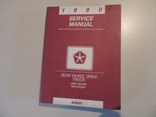  Service manual Werkstatthandbuch Dodge Ram Truck Ramcharger 150 250 350 -  1990