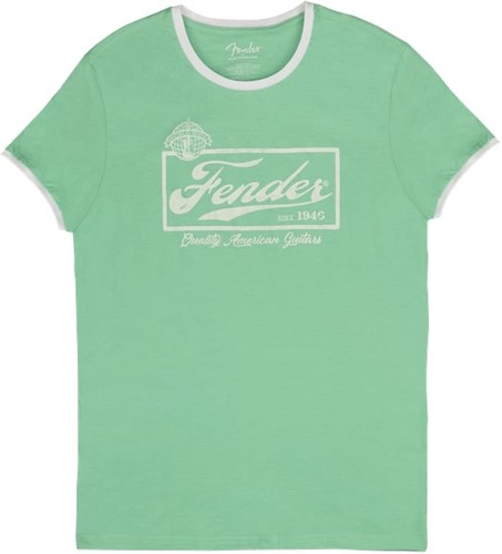 Fender beer lable ringer shirt - fender,