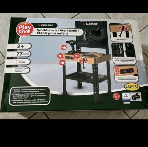 Playtive werkbank teilig - werkbank,, 35-teilig