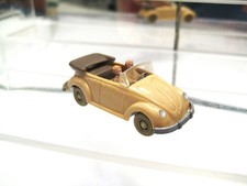 WIKING - ALTES VW KÄFER CABRIO ( TYP 2 ) - BEIGE - ( LR SILBERN ) - SELTEN !!