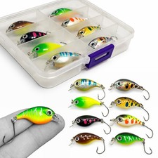 Forellen Wobbler Set 8x Mini
