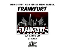 Frankfurt skyline aufkleber - skyline,