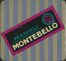 MONTEBELLO - MANOLI, BERLIN - 20 ZIGARETTEN - ALTE BLECHDOSE - 002