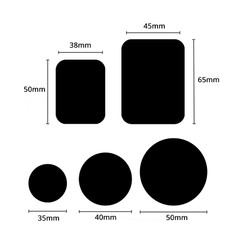 Metallplättchen für Magnet