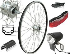 26 Zoll Vorderrad Laufrad mit Nabendynamo LED-Licht 75 Lux Standlicht StVZO