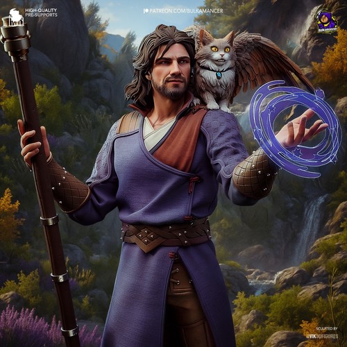Gale baldurs gate 3d - gale, druck