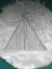 Sara Nephew Dreiecklineal, Patchwork Lineal, Quilt Werkzeug , metrisch, 60°