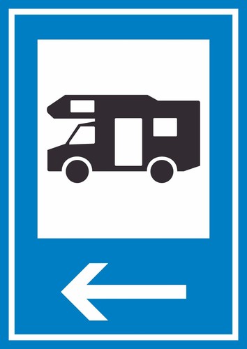 Campingplatz wohnmobil schild - campingplatz,