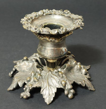 Alter silberner Kerzenleuchter