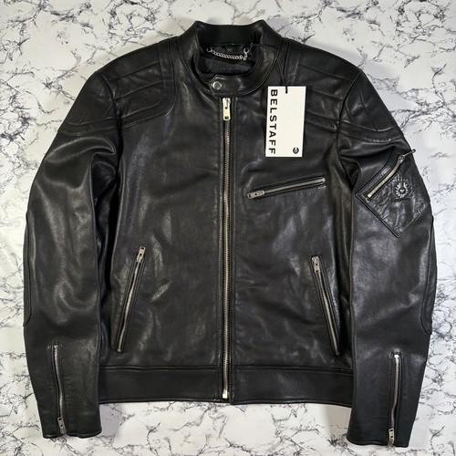 Belstaff herren schwarz - belstaff, leder