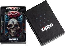 ZIPPO - BENZIN - FEUERZEUG - FLORAL SKULL - COLOR 540° - NEUHEIT 2025