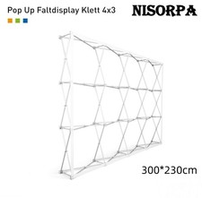 Pop-up Display 4x3 Felder Messewand Faltdisplay Transportkoffer,inkl DHL