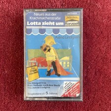 Astrid Lindgren, Lotta zieht um, Karussell Hörspiel MC 1975, Kassette, Cassette