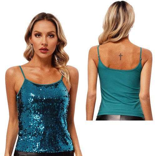 Damen glitzer crop top - damen,