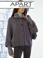NEU WOW STRICKJACKE 50% WOLLE