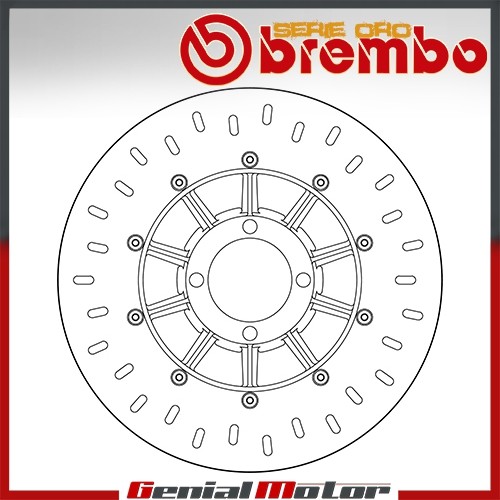 Bremsscheibe fest brembo serie - fest,