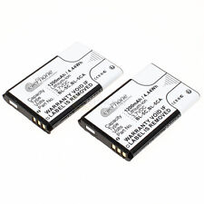 2er Set Akku Li-Ion Philips Babyphone Avent SCD600 SCD600/00 SCD600/10 SCD610