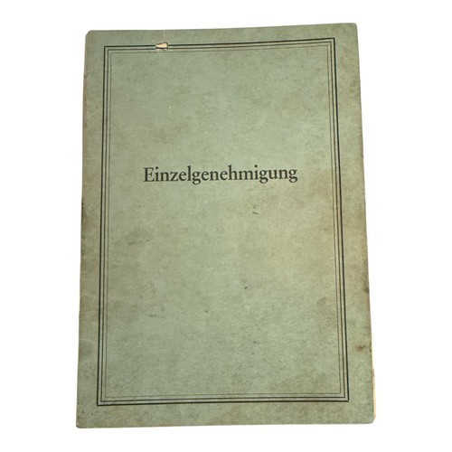 Einzelgenehmigung typenschein - einzelgenehmigung,
