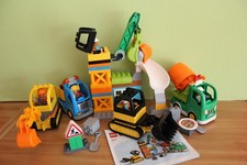 LEGO DUPLO 10990 Baustelle mit Betonmischer + 10812 Baufahrzeuge 2 Sets komplett