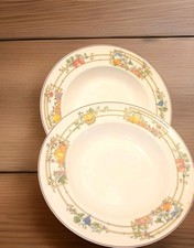 2x Villeroy & Boch Mon Jardin Suppen-Nudelschalen mit Rand 9" My Garden