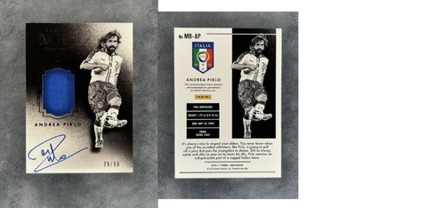 Panini noir andrea pirlo patch - pirlo,