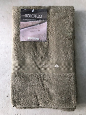 ZUCCHI Solo Tuo Set Handtuch+Gästetuch unbenutzt schlamm bestickt 60x110/40x60cm