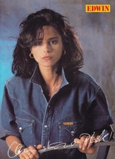 Autogramm Schauspieler | Christina PLATE | 1980er Druck (Portrait Color Edwin)