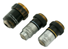 Lot Posten 13x LEICA ZEISS etc. microscope lens eyesight Mikroskop GF Planapo
