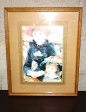 Schönes Druckbild "Zwei Schwestern auf der Terrasse" von Pierre Auguste Renoir