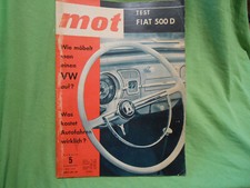 mot 5/1962, VW Käfer, Fiat 500 D, Renault Floride, Caravelle, Heinkel 150 u.v.m.