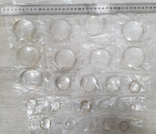 20x wissenschaftliche optische Doppelobjektiv Glaslinse Plano konvex gemischtes Set -B32