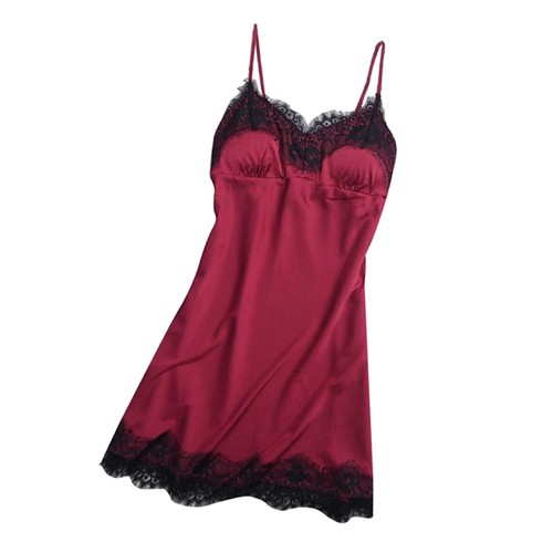 Damen seidenpyjama nachthemd - seidenpyjama,