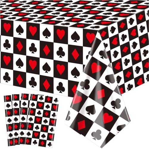 Casino tischdecken 130x220 - 4x,