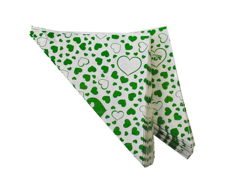 Spitztüten grüne herzen - spitztüten,,