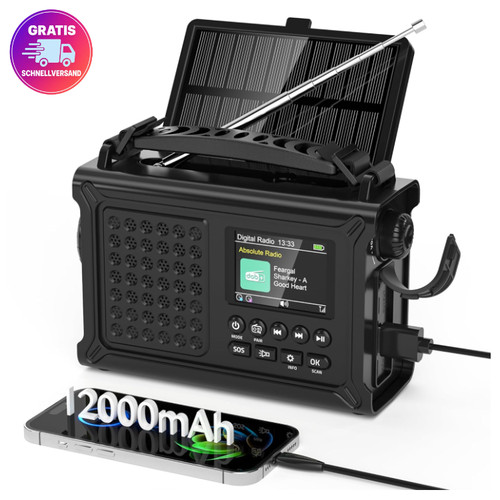 Kurbelradio dab bluetooth - kurbelradio,