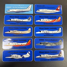 Dornier 228 /328 -  Sticker - Flying Worldwide Aufkleber Alt Vintage DM