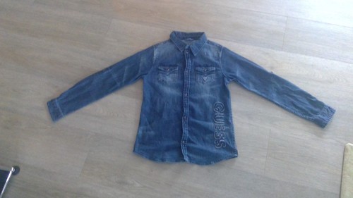 Guess jeanshemd blau - blau,