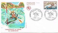 Frankreich FDC 1678 - Kajak WM Bourg-Saint-Maurice - Wildwasser