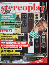 Stereoplay 2/89 T + A TMR 60, Ecouton LQL 70, Pioneer CT-333, Philips CD 880