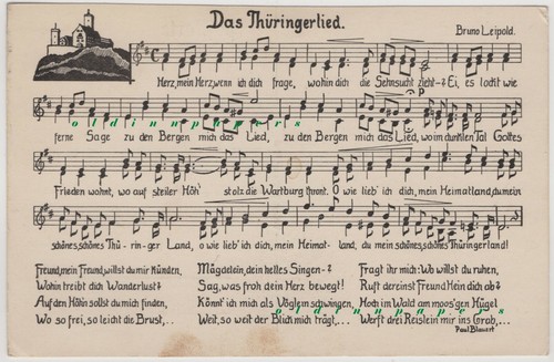 Weida das thüringerlied - das,