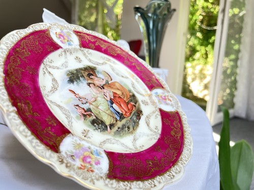 Porzellan sammelteller szene - porzellan,